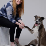 dog-friendly portrait session with their person